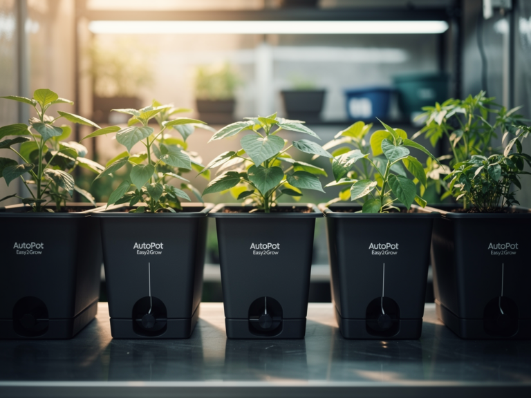 Autopot Easy2Grow Bewässerungssystem mit vier Töpfen im Praxistest