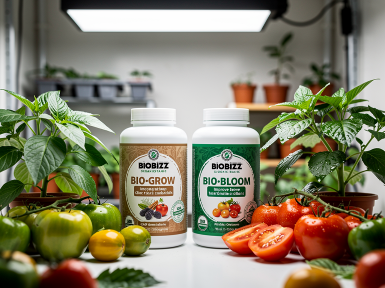 BioBizz Bio·Grow und Bio·Bloom organische Dünger verbessern Geschmack und Aroma bei Pflanzen