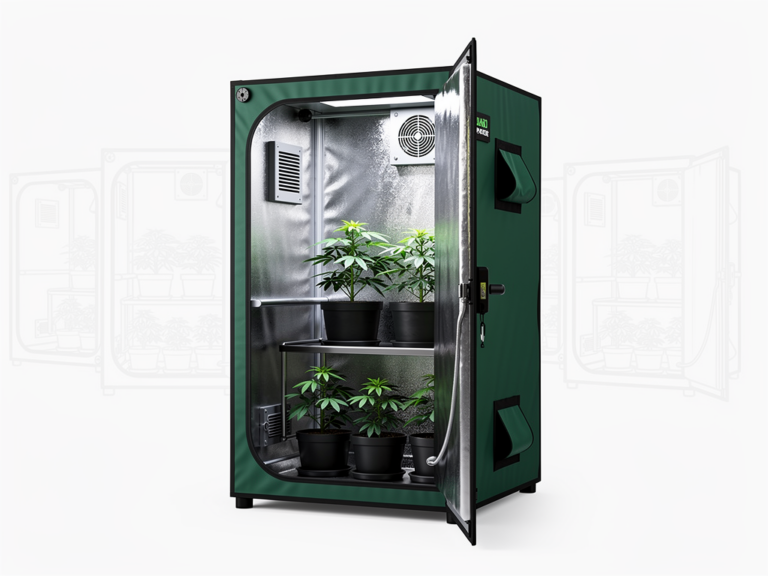 Cultivalley Secret Grow Box 80x80x160cm robustes Growzelt mit Klicksystem