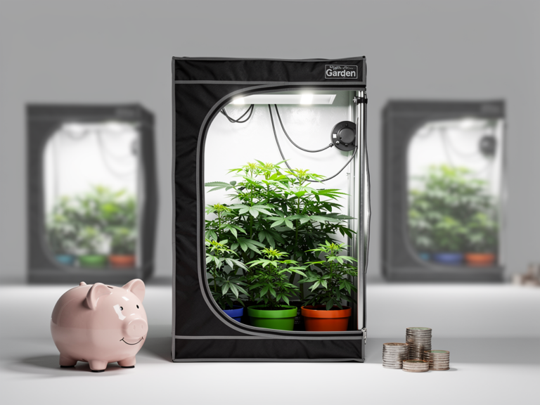 Garden HighPro ProBox Basic 100 Growzelt aus robustem Nylon mit hoher Reflexion