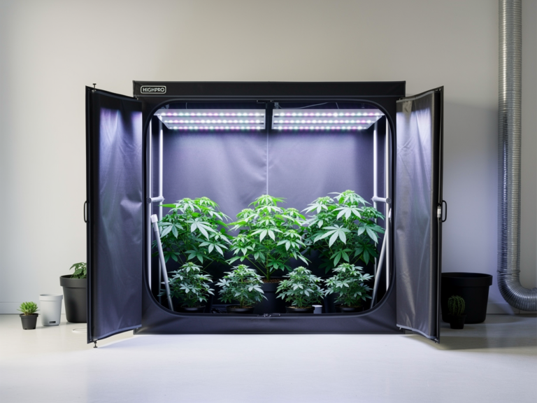 Garden Highpro Probox Basic 90L robuste Growbox mit reflektierender Innenbeschichtung für Indoor Growing