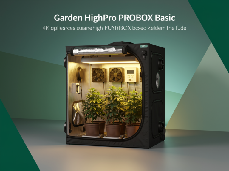 Garden HighPro PROBOX Basic Growbox mit Belüftung und reflektierendem Innenmaterial