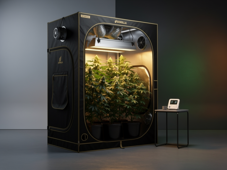 Gorilla Grow Tent GGT24 robustes Growzelt für optimale Pflanzenzucht