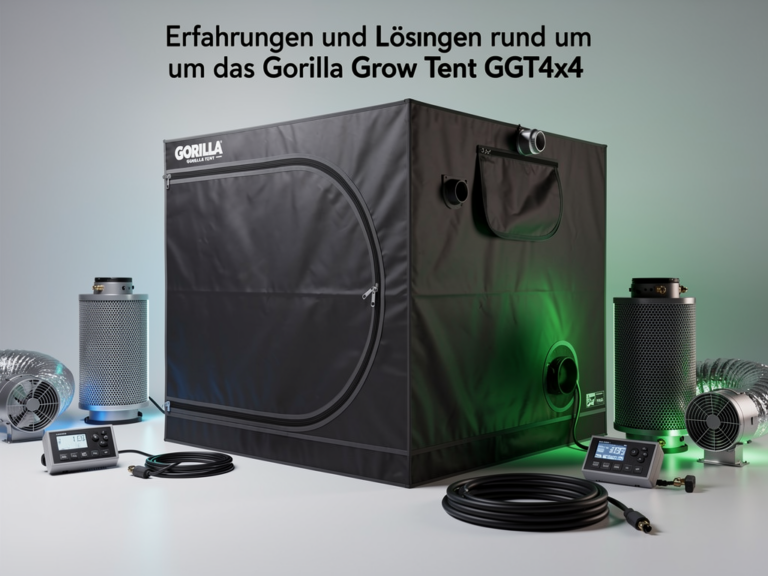 Gorilla Grow Tent GGT4x4 stabiles Growzelt für professionelle Indoor-Kultivierung