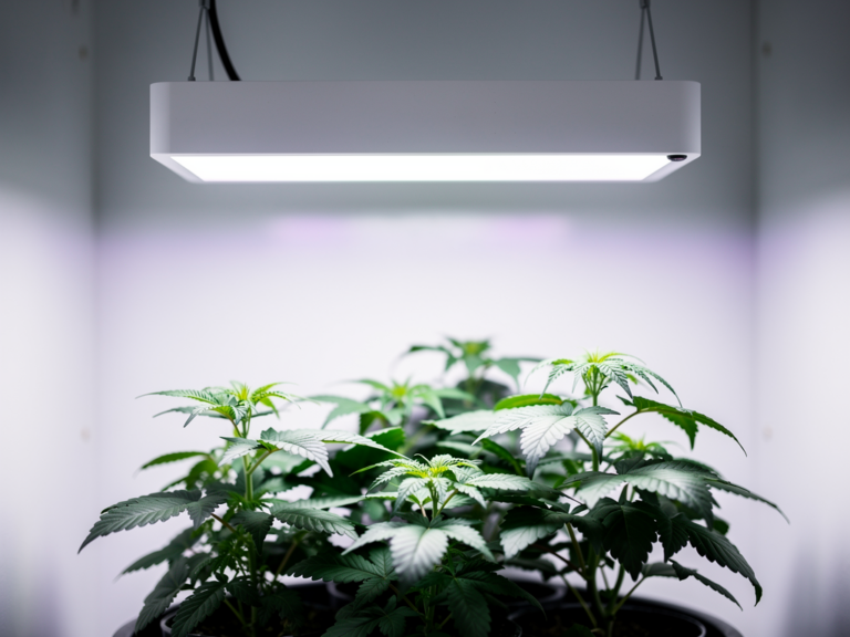Greenception GCx 4 LED Grow Lampe im kompakten Grow-Setup im Alltagstest