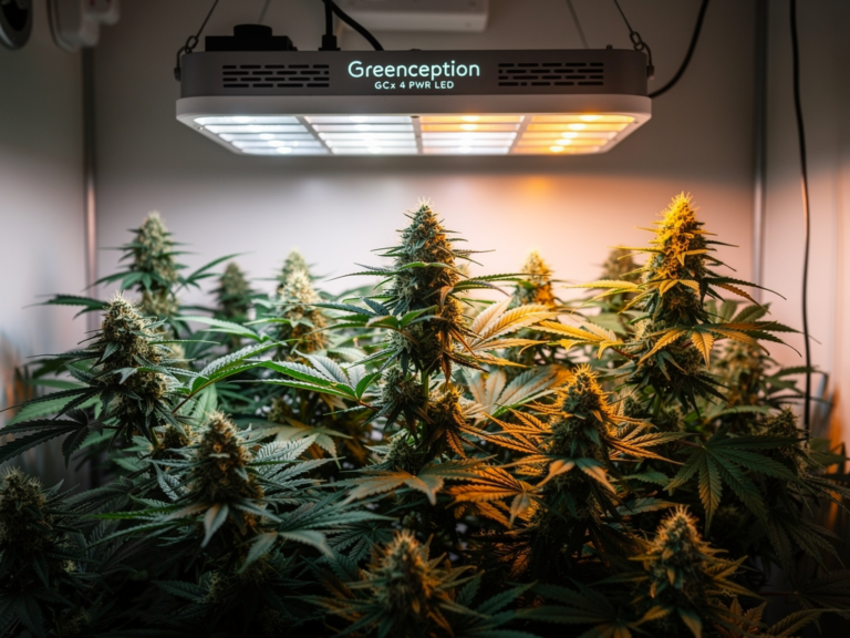 Greenception GCx 4 PWR LED-Pflanzenlampe für optimale Blüten und hohe Effizienz