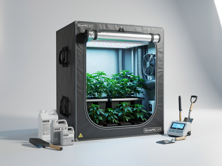 GrowPRO 3.0 Growzelt S 60x60x160cm mit stabilem Rahmen und hochwertigem Stoff