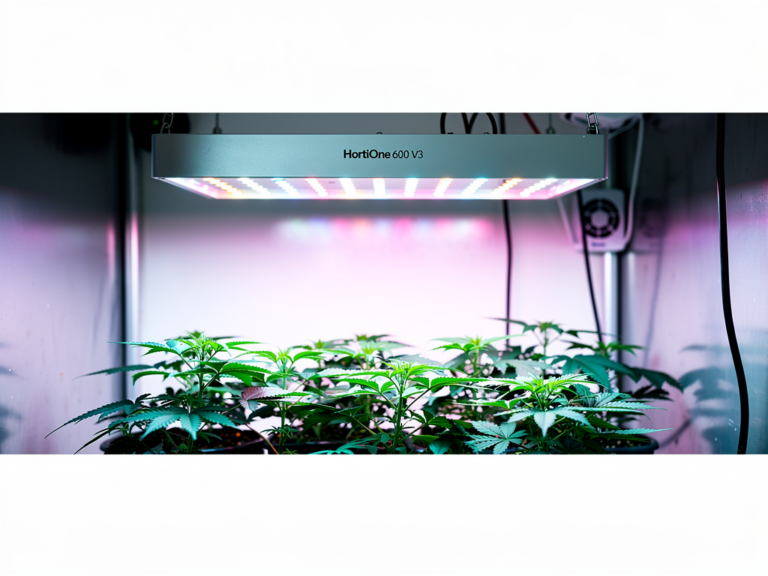HortiOne 600 V3 LED Grow Lampe im Praxistest für effizientes Pflanzenwachstum