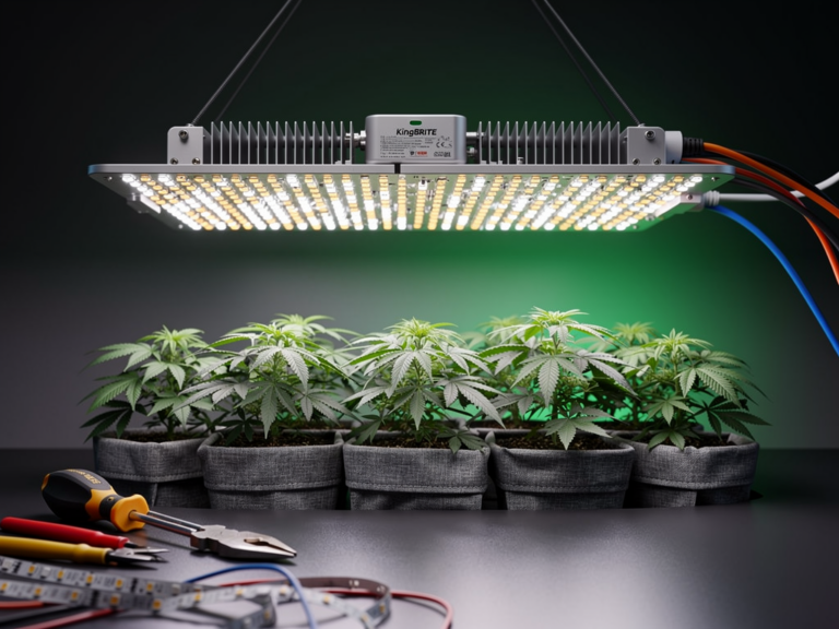 KingBrite Quantum Board 240W LED Grow-Beleuchtung im Praxistest mit Samsung LEDs