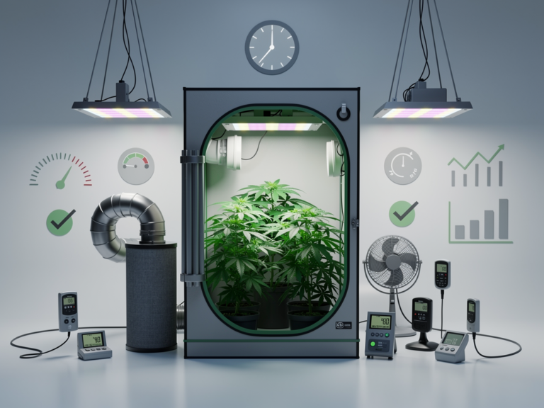 Robustes Mammoth Classic+ HC PRO Growzelt mit hoher Lichtreflexion und stabiler Rahmenstruktur