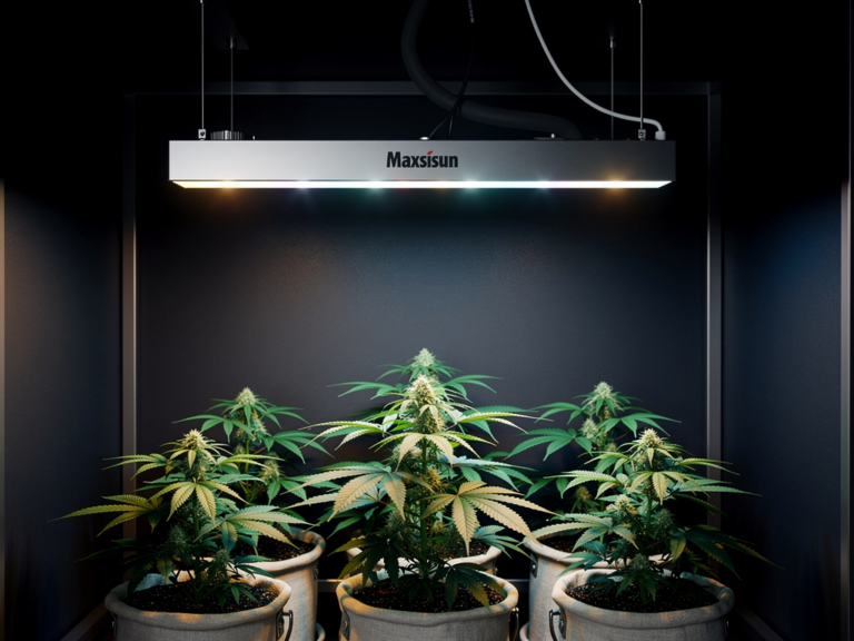 Maxsisun PB1000 kompakte LED Grow Lampe im Praxistest für Heimgrower