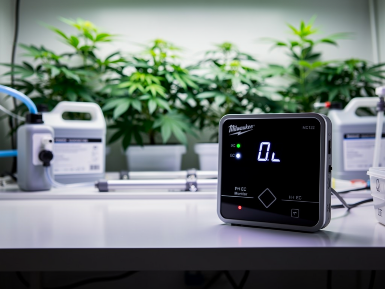 Milwaukee MC122 pH EC Monitor im Grow präzise Messung und einfache Bedienung