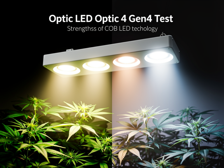 Optic LED Optic 4 Gen4 LED Grow Light mit COB-Technologie im Test