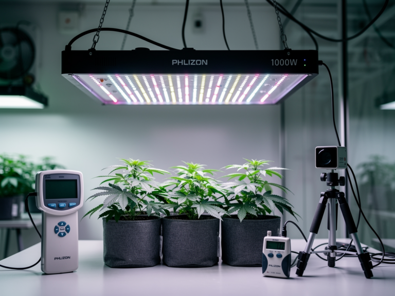Phlizon 1000W LED Grow Light im Test für Einsteiger und kleines Grow-Setup