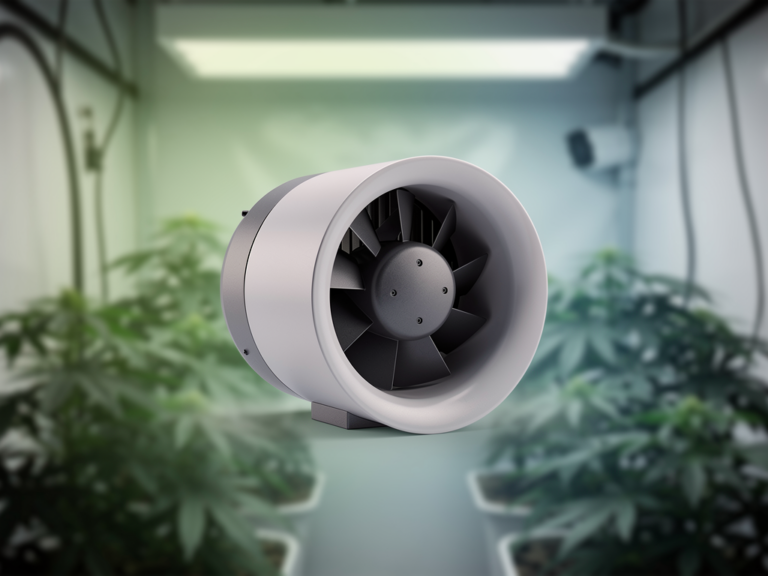 Prima Klima PK125-EC leiser Abluftventilator für effiziente Belüftung im Growraum