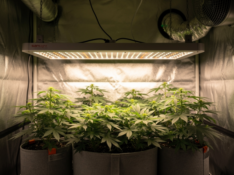SANlight EVO 4-80 LED-Growlight im Praxistest mit hoher Leuchtleistung und Effizienz