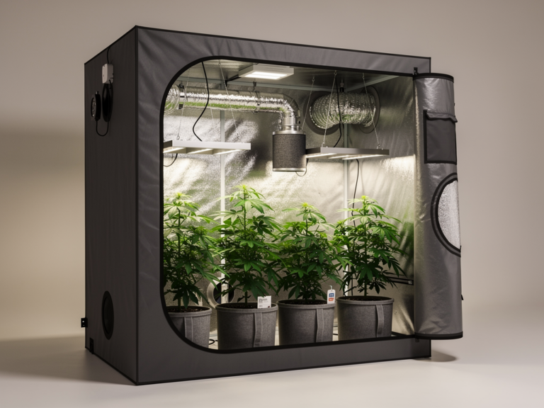 Secret Jardin Dark Room 150x80x200 Growzelt mit stabilem Gestänge und lichtdichtem Innenraum