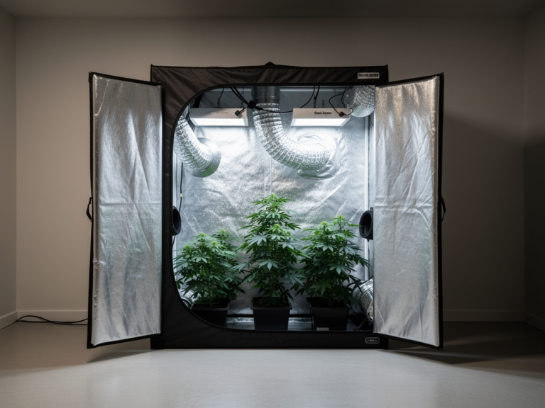 Secret Jardin Dark Room DR120 Growzelt mit robuster Konstruktion und hoher Lichtreflexion
