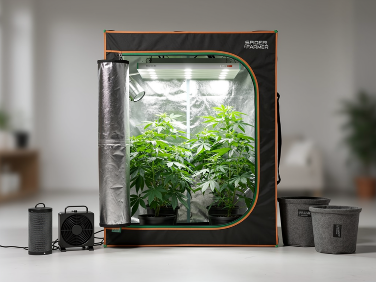 Spider Farmer Grow Zelt 120x60x180cm im Test auf Herz und Nieren geprüft Spider Farmer Grow Zelt 120x60x180cm stabile Konstruktion für kompaktes Indoor Growing