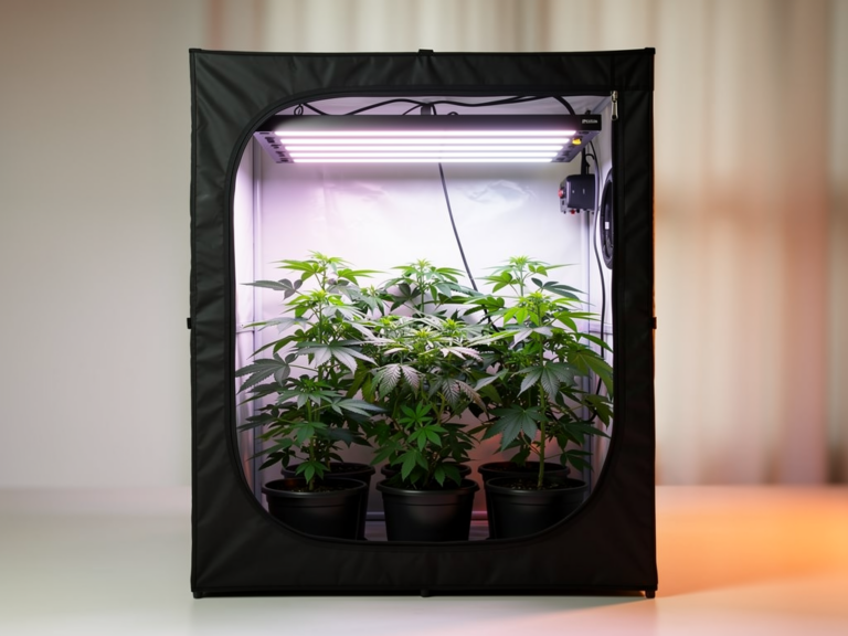 Spider Farmer SF1000 Growbox mit LED Beleuchtung und kompaktem Design