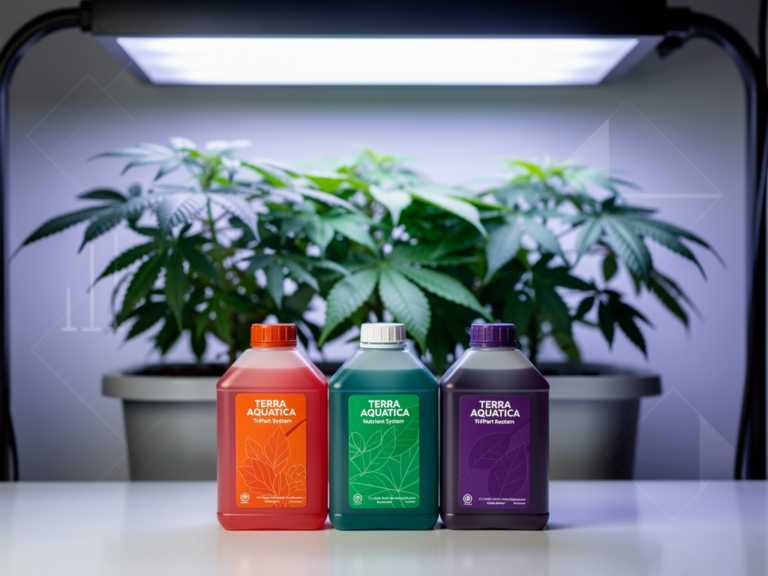 Terra Aquatica TriPart Nutrient System Dünger im Praxistest bei Hydroponik Pflanzen