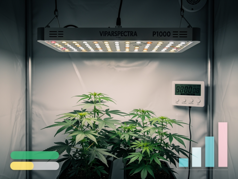 Viparspectra P1000 LED Grow Lampe im Langzeitcheck bei moderatem Stromverbrauch