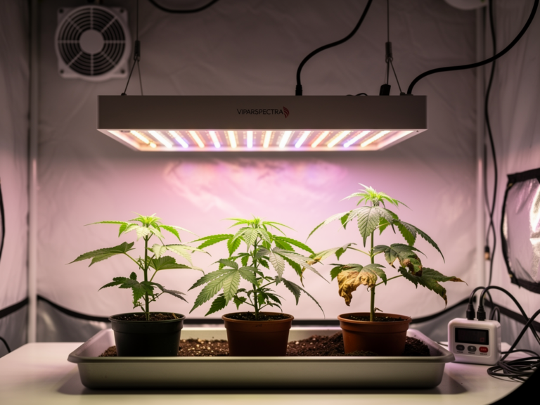 Viparspectra P1000 LED-Growlampe im Praxistest für 60x60 cm Fläche